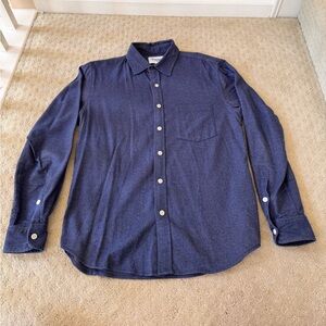 Corridor NYC x American Trench Flannel in Navy Blue